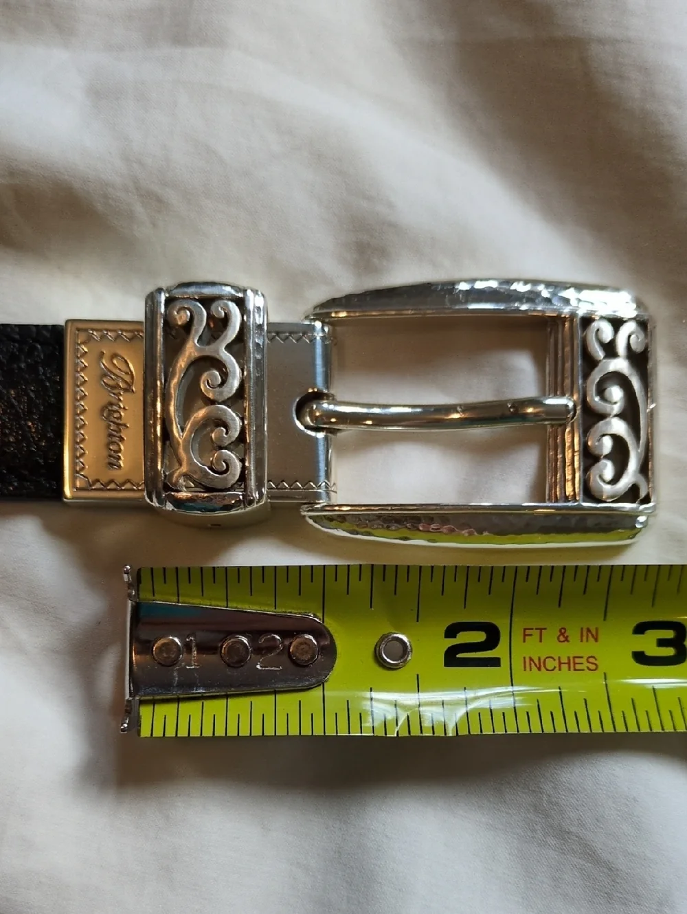 Brighton Mantilla Reversible Belt Black/Brown 40